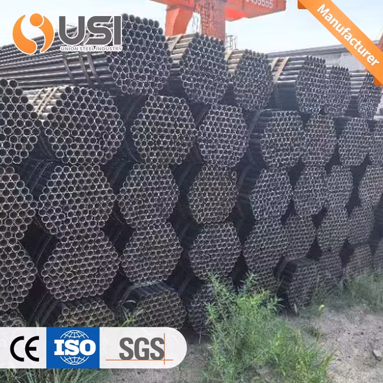 高品質溶接/シームレス/亜鉛メッキ/黒/足場 API 5L ASTM A53/A106 Sch40 スケジュール 80 炭素鋼 ERW 溶接パイプ